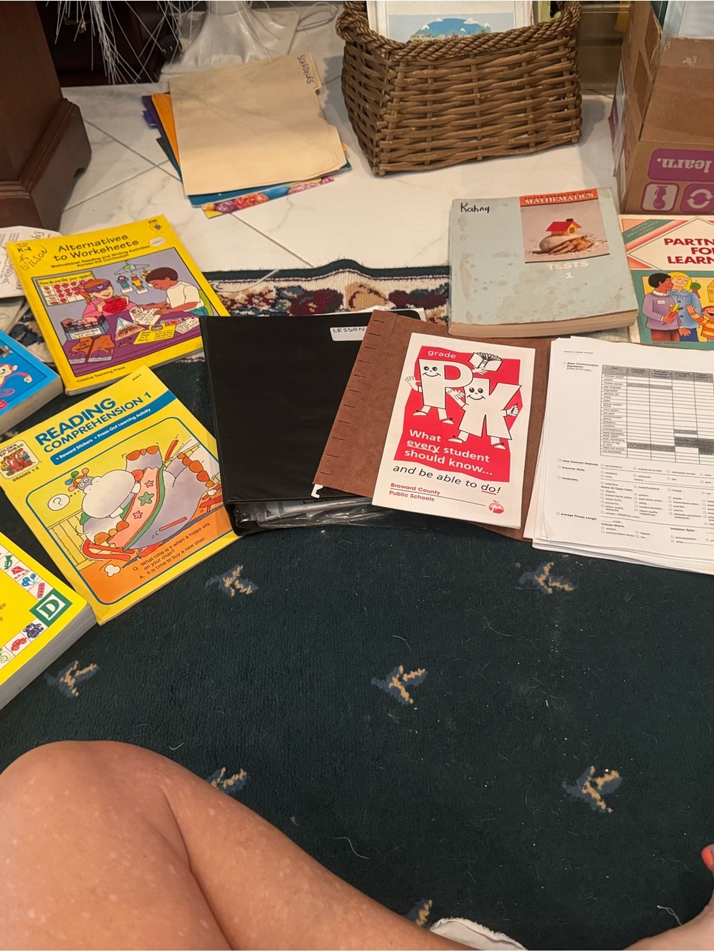 Educational Workbook Bundle - Yellow & Red Covers bundle elementary